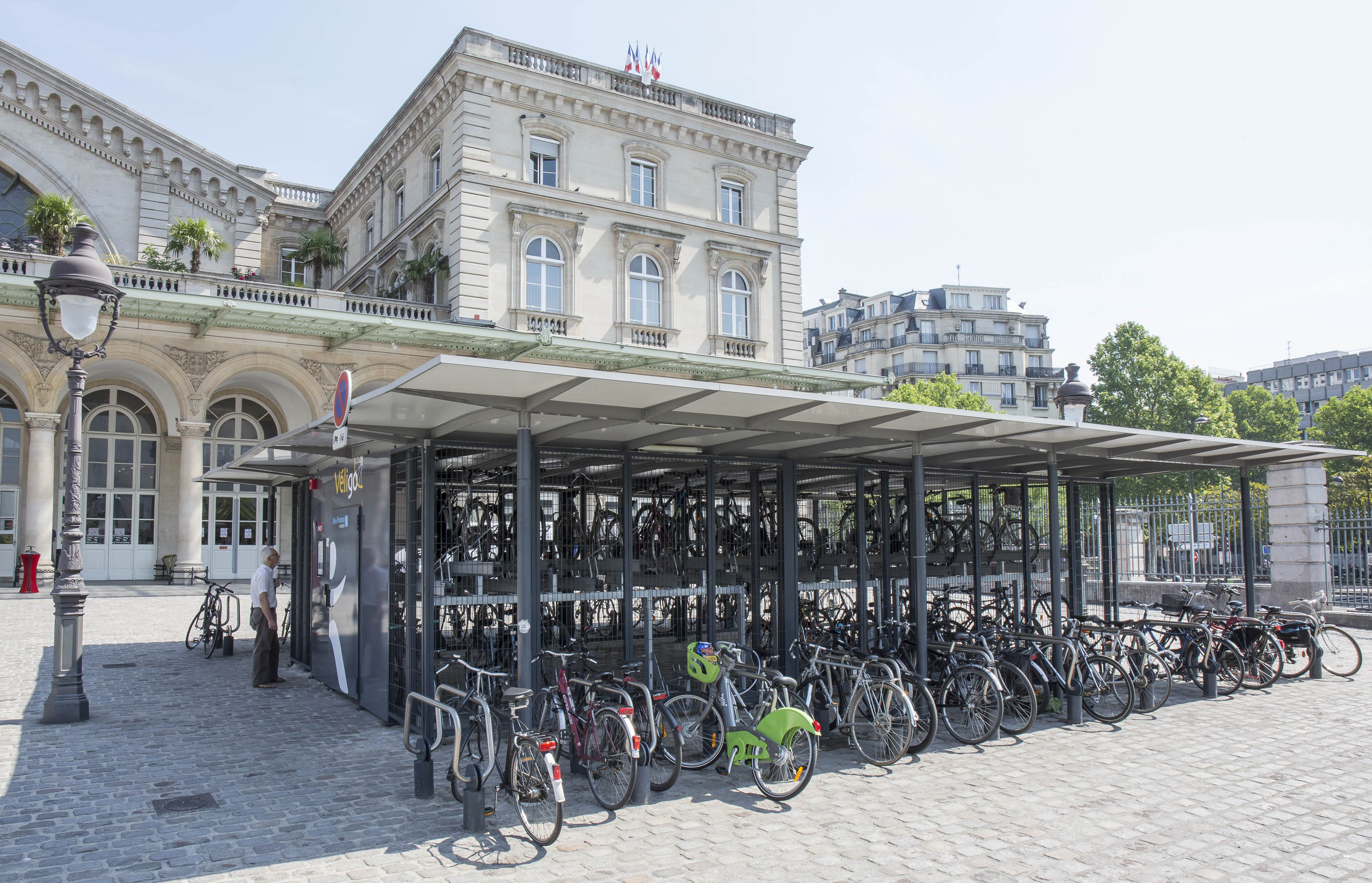 Bicycle parking le de France Mobilit s